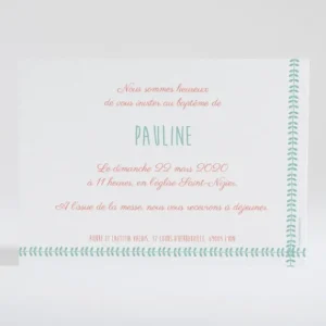 Faire-part de bapteme Main de Dieu*Faire-part Elégant Hot