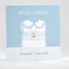 Faire-part de bapteme Medaille*Faire-part Elégant Online