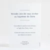Faire-part de bapteme Minimaliste*Faire-part Elégant Sale