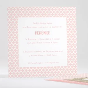 Faire-part de bapteme Nouveau baptise*Faire-part Elégant New