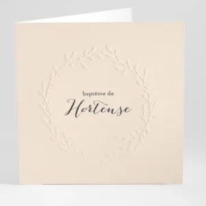 Faire-part de bapteme Poesie*Faire-part Elégant Clearance