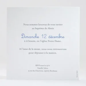 Faire-part de bapteme Ronde de bonheur*Faire-part Elégant Sale