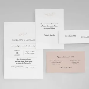 Faire-part de mariage Allegresse*Faire-part Elégant Online