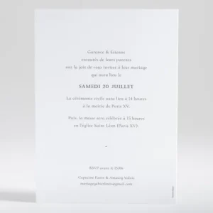 Faire-part de mariage Aloha chic*Faire-part Elégant Sale