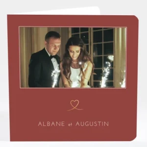 Faire-part de mariage Aloha photo*Faire-part Elégant Online