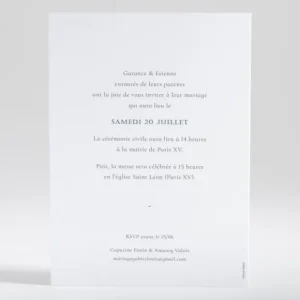 Faire-part de mariage Aloha chic*Faire-part Elégant Sale