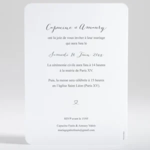 Faire-part de mariage Aloha*Faire-part Elégant Sale