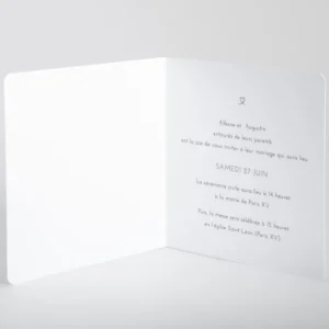 Faire-part de mariage Aloha photo*Faire-part Elégant Online