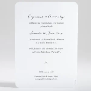 Faire-part de mariage Aloha*Faire-part Elégant Sale