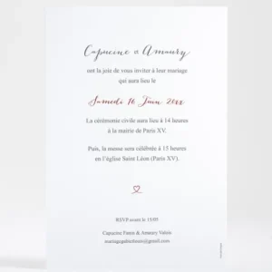 Faire-part de mariage Aloha*Faire-part Elégant Sale