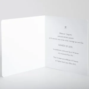 Faire-part de mariage Aloha photo*Faire-part Elégant Online