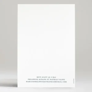 Faire-part de mariage Amour*Faire-part Elégant Best