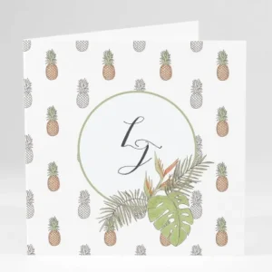 Faire-part de mariage Ananas*Faire-part Elégant Sale