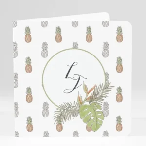 Faire-part de mariage Ananas*Faire-part Elégant Sale