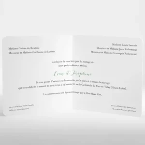 Faire-part de mariage Ananas*Faire-part Elégant Sale