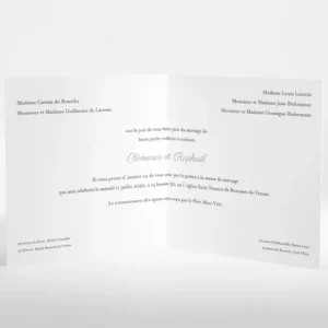 Faire-part de mariage Arlette & Albin*Faire-part Elégant Discount