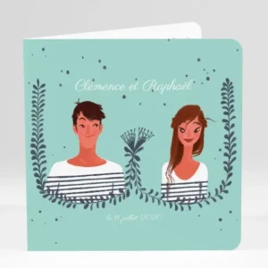 Faire-part de mariage Arlette & Albin*Faire-part Elégant Discount