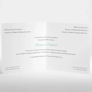 Faire-part de mariage Arlette & Albin*Faire-part Elégant Discount