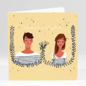 Faire-part de mariage Arlette & Albin*Faire-part Elégant Discount