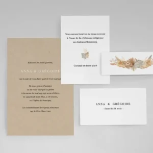 Faire-part de mariage Arome*Faire-part Elégant Hot