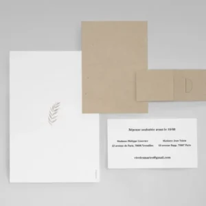 Faire-part de mariage Arome*Faire-part Elégant Hot