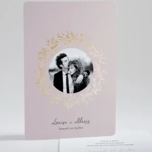 Faire-part de mariage Artisanal*Faire-part Elégant Fashion