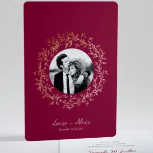 Faire-part de mariage Artisanal*Faire-part Elégant Fashion