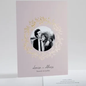 Faire-part de mariage Artisanal*Faire-part Elégant Fashion