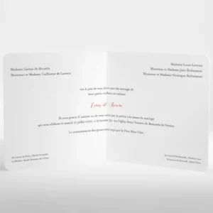 Faire-part de mariage Au gre du vent*Faire-part Elégant Best