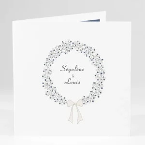 Faire-part de mariage Bel amour livret*Faire-part Elégant Fashion