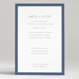Faire-part de mariage Bel amour*Faire-part Elégant Best