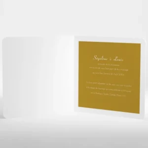 Faire-part de mariage Bel amour livret*Faire-part Elégant Fashion