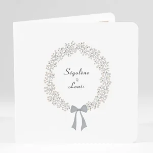 Faire-part de mariage Bel amour livret*Faire-part Elégant Fashion