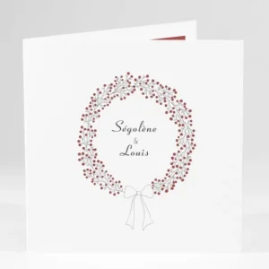 Faire-part de mariage Bel amour livret*Faire-part Elégant Fashion