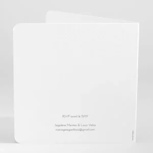 Faire-part de mariage Bel amour livret*Faire-part Elégant Fashion