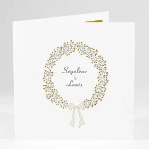 Faire-part de mariage Bel amour livret*Faire-part Elégant Fashion