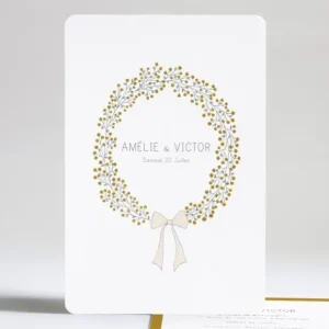 Faire-part de mariage Bel amour*Faire-part Elégant Best