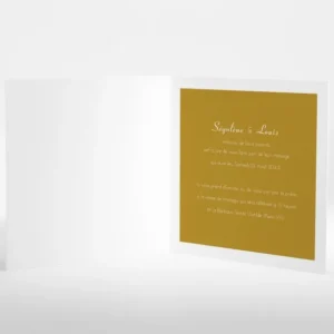 Faire-part de mariage Bel amour livret*Faire-part Elégant Fashion