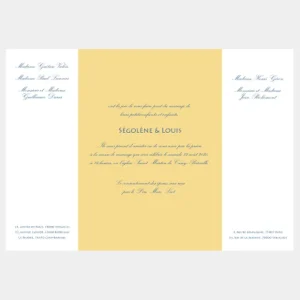 Faire-part de mariage Belle promesse*Faire-part Elégant Sale