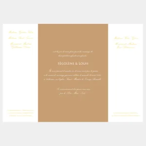 Faire-part de mariage Belle promesse*Faire-part Elégant Sale