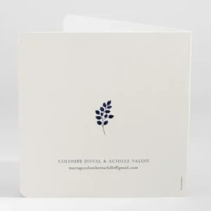 Faire-part de mariage Bleuets*Faire-part Elégant New