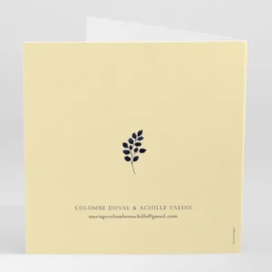 Faire-part de mariage Bleuets*Faire-part Elégant New