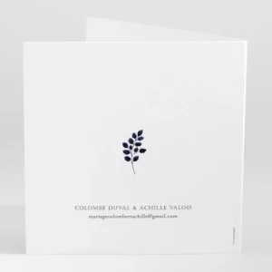 Faire-part de mariage Bleuets*Faire-part Elégant New