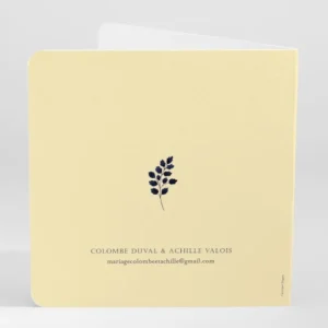 Faire-part de mariage Bleuets*Faire-part Elégant New