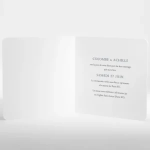 Faire-part de mariage Bleuets*Faire-part Elégant New