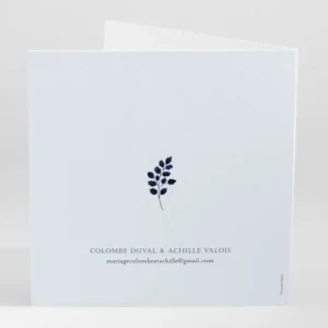 Faire-part de mariage Bleuets*Faire-part Elégant New
