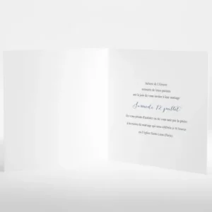 Faire-part de mariage Boheme chic*Faire-part Elégant New