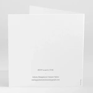 Faire-part de mariage Boheme chic*Faire-part Elégant New