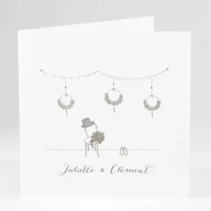 Faire-part de mariage Boheme chic*Faire-part Elégant New