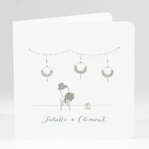 Faire-part de mariage Boheme chic*Faire-part Elégant New